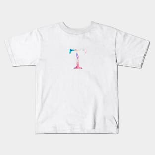 Rainbow Marble Tau Kids T-Shirt